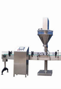 מכונת מילוי אבקות חצי אוטומטית איכותית ישירות מהמפעל, בעלת ראש מילוי יחיד, לבקבוקים ופחיות עם שקילה בורגית - Product Image 3