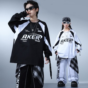 Conjunto de Ropa de Baile Hip Hop Personalizada para Niños y Niñas, Estilo Americano, para Actuaciones de Jazz y Streetwear - Product Image 2