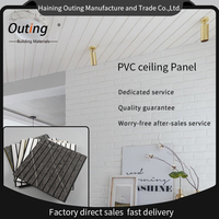 Paneles de Techo de PVC Modernos de 30 cm x 10 mm de Ancho, con Sistema de Enclavamiento, en Forma de Rejilla, Tablillas en Costa Rica para Baño, Cocina, Centro Comercial, Impermeables