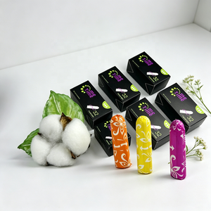 <span class=keywords><strong>Tampons</strong></span> féminins biodégradables certifiés GOTS 100 % biologiques avec applicateur, vente en gros, fournisseur personnalisé, respectueux de l'environnement - Product Image 3