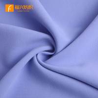 Tissu TR en gros, extensible dans les 4 sens, 78% polyester, 18% rayonne, 4% élasthanne, tissé, respirant, 270 g/m², tissu uni teint pour vêtements de fille