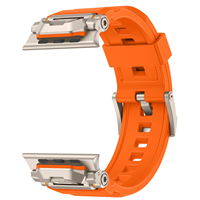Bracelet de montre en silicone liquide avancé avec connecteur métallique pour Apple Watch Ultra 3/2/1 49 mm, bracelet sport Pioneer S11 44 mm 45 mm 46 mm