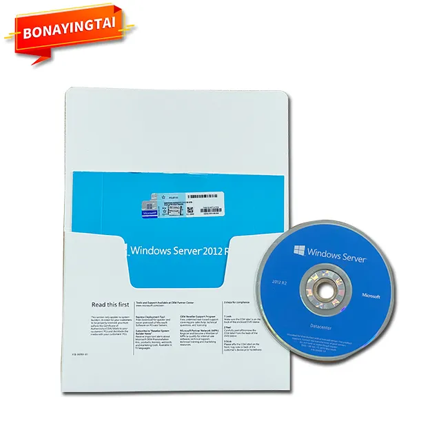 Windows Server 2012 R2 Standard /Windows Server 2012 R2 STD DVD Full Package English Language 100% Work (1set= 10 pcs)