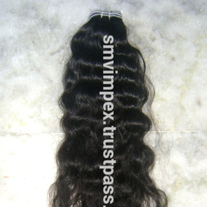 Cabello humano remy natural sin procesar, tejido de cabello humano de un solo donador, en oferta - Product Image 1