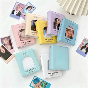 Mini album de cartes à feuilles mobiles en forme d'arche pour collection de cartes d'idols K-Pop, mini album de bureau simple - Product Image 5
