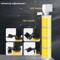 Filtre de bassin pour poissons six-en-un, pompe de circulation silencieuse, mini-oxygénateur submersible intégré sans eau