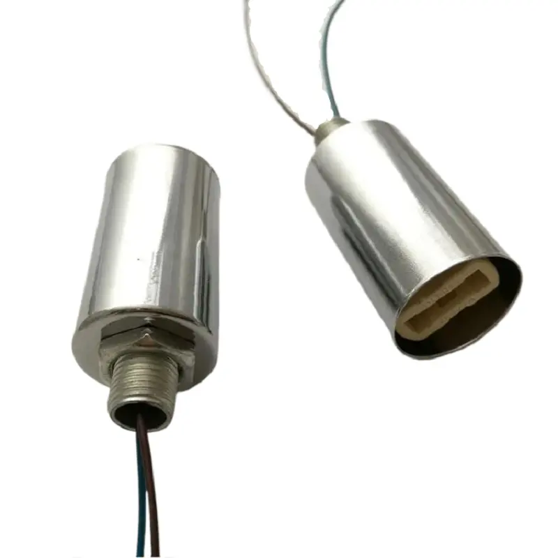 Галогенная светодиодная лампа, фарфоровая лампа G9 с держателем, керамическое основание с хромированным корпусом