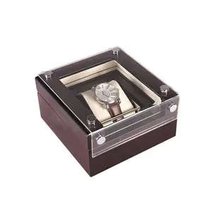Penjualan langsung pabrik 2024 kotak tampilan jam baru kotak penyimpanan jam tangan retro kotak penyimpanan jam tangan kustom