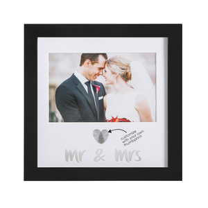 Cornice Portafoto Matrimonio 2026 di Tendenza con <span class=keywords><strong>Cuore</strong></span> Impronta Digitale per Anniversari e Commemorazioni - Regalo Perfetto, Decorazione per la Casa - Product Image 1
