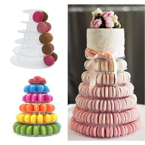 Giá Để Bánh <span class=keywords><strong>Macaron</strong></span> Dạng Tháp 6 Tầng, Giá Để Bánh Cupcake Trưng Bày Hình Tròn - Product Image 5
