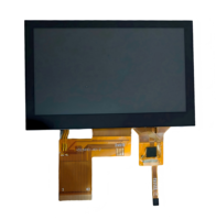 Modul LCD TFT IPS 4,3 Inci Grosir, Antarmuka RGB 24-bit, Panel Sentuh Kapasitif Opsional, Resolusi 480x272, Kecerahan 350cd/m