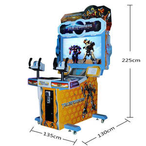 Máquina de juego de disparos Transformers, máquina de videojuegos arcade de disparos, equipo comercial de juego de disparos con pistola para interiores. - Product Image 3