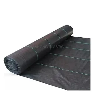 Woven Landscape Fabric Agro Textile Anti Weed Mat Woven Weed Control Agricultural Plastic Products Cultivators In Shandong