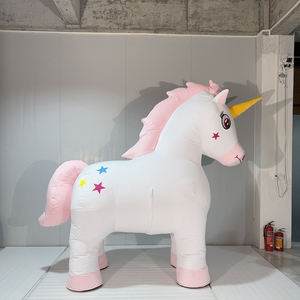 素敵な小さなポニーの馬のマスコット衣装2m 2.6mガーリードレスインフレータブル私の剛毛小さなポニーの馬の衣装毛皮の服 - Product Image 6