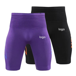 Shorts Deportivos de Cintura Alta con Logotipo Personalizado, Leggings Elásticos para Gimnasio, Shorts de Ciclismo para Mujer - Product Image 3