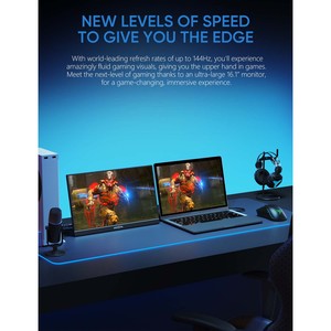 Arzopa Z1F vente chaude écran Mobile ordinateur portable Extender 16.1 moniteur de jeu Portable 144HZ avec HD <span class=keywords><strong>MI</strong></span> - Product Image 3