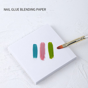 50 pagine impermeabile usa e getta tavolozza di colori per <span class=keywords><strong>unghie</strong></span> carta smalto per <span class=keywords><strong>unghie</strong></span> disegno pittura carta strumenti per Nail Art - Product Image 2