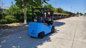 Carretilla elevadora eléctrica de 3000kg, batería de litio de <span class=keywords><strong>80V</strong></span>, elevación de 118 pulgadas, capacidad de 6600lbs para logística de puerto de almacén - Product Image 3