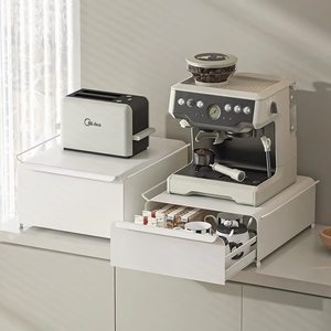 Étagère coulissante empilable en acier au carbone japonais pour <span class=keywords><strong>machine</strong></span> à café, rangement de tasses de salle de bain, équipement de bar à eau, meuble de bar - Product Image 2