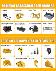Máy móc di chuyển đất hiệu suất cao, máy xúc mini chạy dầu mới, máy xúc đào kéo được, máy xúc đào đa năng 4x4 - Product Image 4
