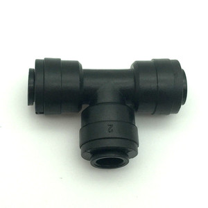 Connecteur en T noir de qualité alimentaire PPE 2-3 kg de pression pour systèmes d'irrigation de jardin et de refroidissement, tuyau en vrac - Product Image 4