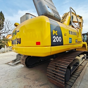 Excavadora de cadenas usada de 20 toneladas para construcción de puentes, de respuesta rápida y duradera, Komatsu PC200 en venta - Product Image 3
