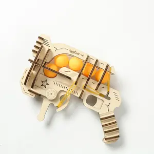 3d wooden gun New 3D Laser Cut Assemble puzzle gun model toy wooden toy puzzle 3D Gun Puzzle