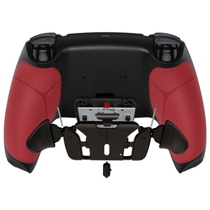 ตัวควบคุม PS5แบบด้ามจับทำจากยางสีแดงปุ่มรีปเปอร์โลหะสำหรับ Rise4.0ย้อนกลับของ PS5เพลย์สเตชัน - Product Image 3