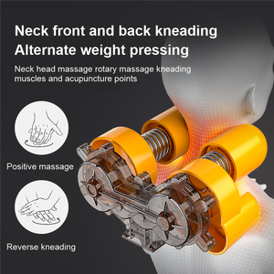 Cuscino Massaggiante Vibrante per Tutto il Corpo con Controllo del Tempo e Riscaldamento, Macchina per Massaggio Schiena con Rotolamento e Impastamento, Efficace Sollievo dal Dolore - Product Image 4