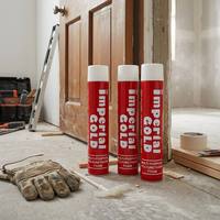 Mousse polyuréthane multi-usage Imperial Gold pour le remplissage des joints, vente en gros de mousse PU Imperial Gold pour les distributeurs de matériaux de construction