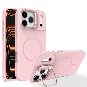 Funda Magnética Transparente de Lujo para Teléfono con Soporte para Lente, Anillo de Epoxi, Impermeable, Plegable, Material TPU+PC, Compatible con Múltiples Marcas, Color Personalizado - Product Image 2