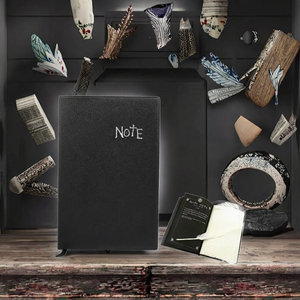 Cuaderno de Papel A5 <span class=keywords><strong>Death</strong></span> <span class=keywords><strong>Note</strong></span>, Funda Protectora, Pluma de Pluma de Ganso, Marcador, Set de Regalo, Diademas de Anime, Caja Kunal - Product Image 2
