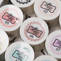 HONEY GIRL Fournitures pour la pose d'ongles : Gel UV souple et solide pour extension, compatible avec les flacons de vernis à ongles personnalisés