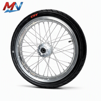 Nuevo Juego de Ruedas Supermoto de Aleación Plateada de 17 Pulgadas para Surron Light Bee Talaria X, para Neumáticos de Calle, Ruedas de Alto Rendimiento, Modificación/Actualización