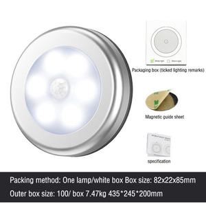 Lámpara de Inducción con Sensor de Movimiento para el Cuerpo Humano, Luz Nocturna LED a Pilas, Luz para Escaleras, Luz para Armario, Soporte para Lámpara de Inducción - Product Image 3