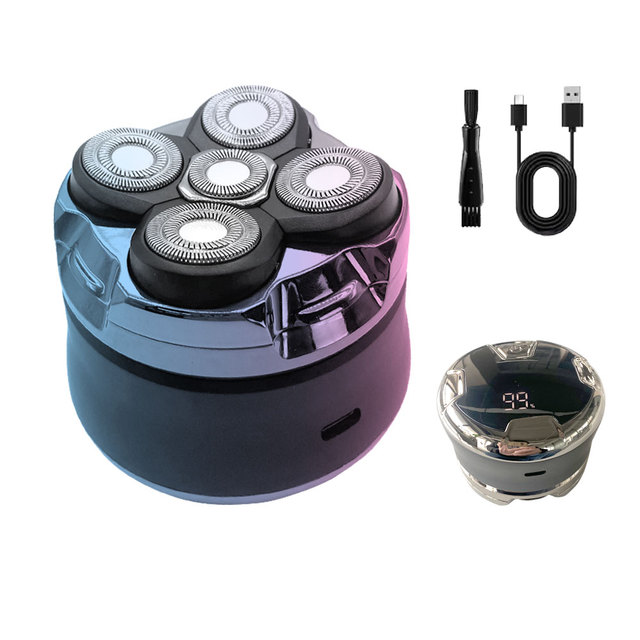 Factory Styling IPX6 Waterproof Electric Rotary Head Shaver Blade 7D for Men Cordless Electric Shaver