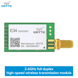 โมดูลส่งและรับข้อมูลไร้สาย Ebyte OEM ODM E34-2G4D20D ระยะไกล 2 กม. ความถี่ 2.4GHz  โมดูลรับส่งสัญญาณ rf nRF24L01+ - Product Image 2