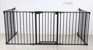 Jaula plegable modular para animales, valla de ejercicio personalizada de gran tamaño, corralito para mascotas, cerca de 8 paneles pesada - Product Image 5