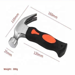No.62009 8OZ piccolo martello da carpentiere tozzo per la riparazione fai da te casa campeggio per uso domestico <span class=keywords><strong>maniglia</strong></span> in gomma morbida per uso domestico - Product Image 6