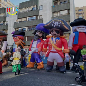 Personaggi dei cartoni animati della parata del festival fanno saltare in aria i personaggi dei cartoni animati mascotte gonfiabili dei pirati - Product Image 2