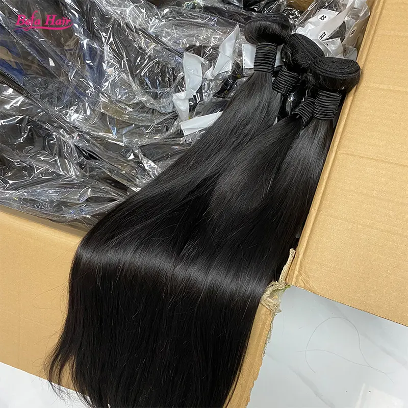 Wholesale 40 Inch Raw Indian Hair weave Grade 12A Virgin brazilian Vendors cuticle aligned hair bundles Human Hair Extension