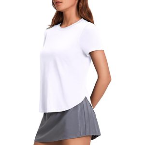 Camiseta Deportiva FOXA para Mujer, Manga Corta, Cuello Redondo, UPF 50+, Transpirable, Secado Rápido, Ajuste Holgado, 100% Poliéster - Product Image 1