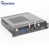 INGSCREEN Fan 2.4G&5G WIFI 4K60hz Intel I7 Gen Mini PC Embedded Case Firewall Gaming Baru Colokan AS