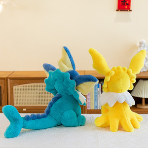 Peluche Pokémon Eevee Famille Best-Seller : Eevee Fée, Eevee <span class=keywords><strong>Soleil</strong></span> & <span class=keywords><strong>Lune</strong></span>, Eevee Eau, Feu, Herbe – Porte-clés Original - Product Image 2