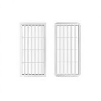 Diffuseur carré moderne en alliage d'aluminium 600*300 avec plaque à boucle en aluminium intégrée, sortie d'air murale pour climatisation centrale