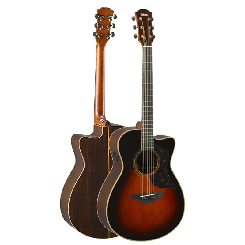 Yamahas AC3M40インチ本物のギターオールモノティンプラススプルースベニヤAREパネルハンドリングエレクトリックボックスステージプレイフォークギター