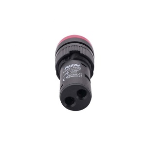 OEM 레드 16mm LED 인디케이터 라이트 IP65 AC/DC 6-380V 20mA 산업용 파일럿 패널 전기용 - Product Image 3