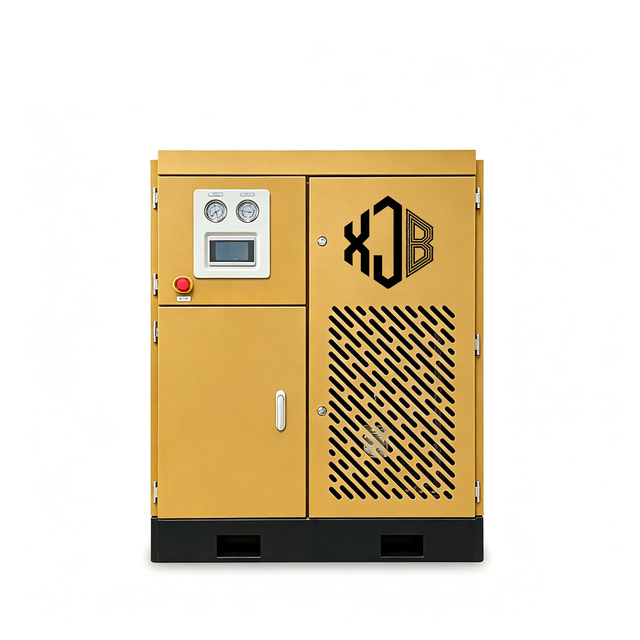 XJB Industrial 30Bar High Pressure Oil Free Screw Air Compressor 5.5/7.5/11kw Matching Refrigerated Air Dryer