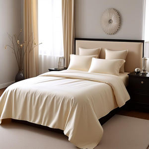 Vente en gros de 4 pièces microfibre polyester king-size ensemble de <span class=keywords><strong>drap</strong></span>-<span class=keywords><strong>housse</strong></span> à motif solide Sabanas <span class=keywords><strong>drap</strong></span> de lit plat - Product Image 6