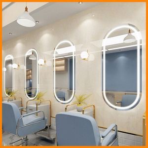 Mobilier de salon de maquillage de luxe Miroir de coiffure à deux côtés avec support pour sèche-cheveux - Product Image 6